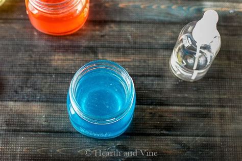 Homemade Air Fresheners Made With Gelatin And Fragrance Oils Mason Jar