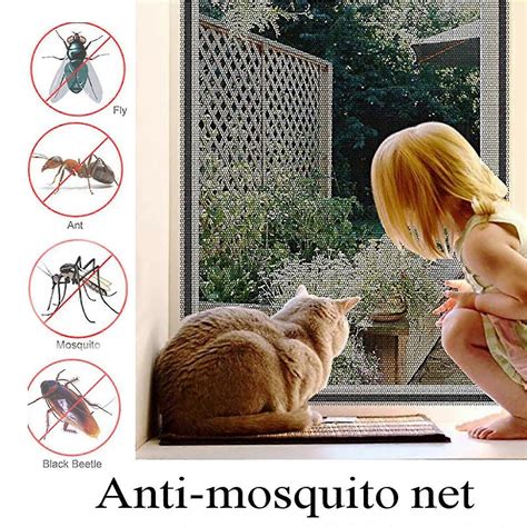 Window Screen Mesh,120cm X 250cm Durable Fiberglass Fly Screens For