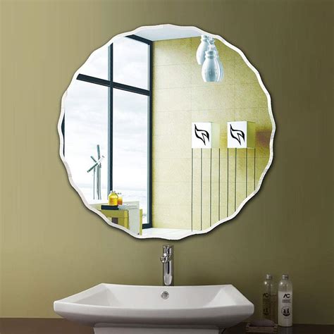 bathroom wall mirror circle