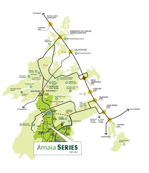 Location & Address of Amaia Land Amaia Series Nuvali - Calamba.