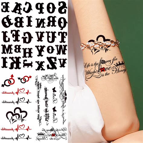 Letter M Tattoos Women