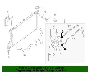 1995 2023 Nissan Hose Clamp 16439 56S0A QuirkParts