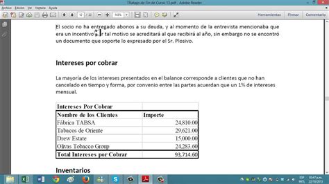 Documentos E Intereses Por Cobrar Youtube