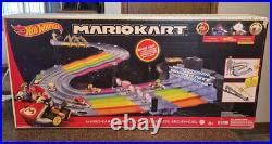 Car Track Set Hot Wheels Mario Kart Rainbow Road Raceway Track Set