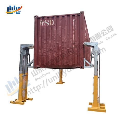 40ft 20ft GP HC Shipping Container Lifting Jack System Load And Unload