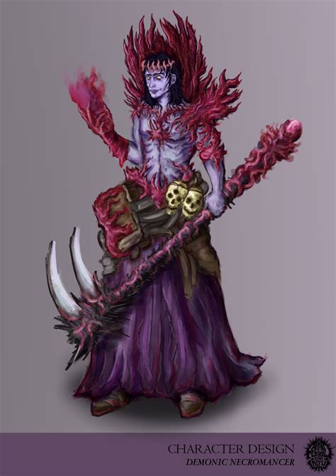 Artstation Demonic Necromancer Character