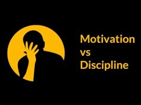 Why Self Discipline Is More Important Than Motivation Youtube