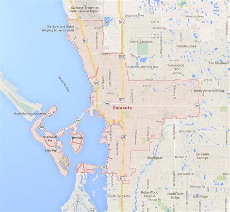 Sarasota Florida Map Sarasota Florida Map Printable Maps