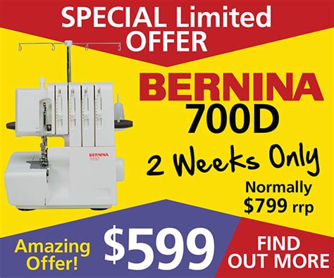 Berrima Patchwork Bernina Overlocker Special