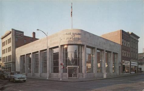 Bank of Virginia Roanoke, VA Postcard