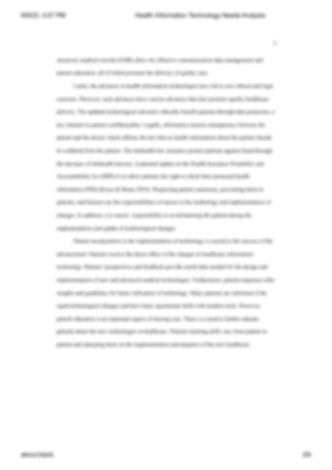 SOLUTION: All in 1 well explained health information technology