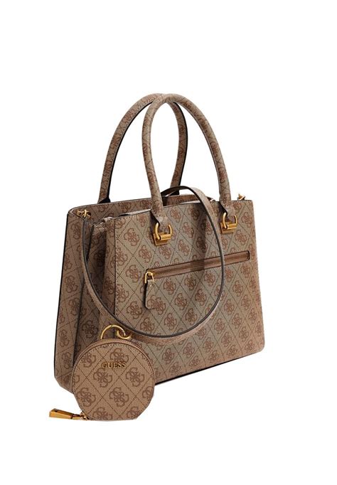 Borsa Guess Alexie Bauletto G Logo Bb Latte Logo Buonocore Borse