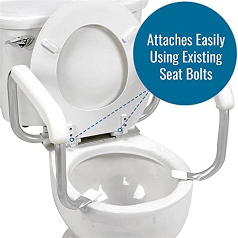 DMI Toilet Safety Rails Toilet Handles For The Elderly Toilet Safety