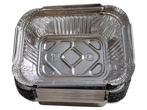 Silver Ml Aluminium Foil Container For Event And Party Supplies At