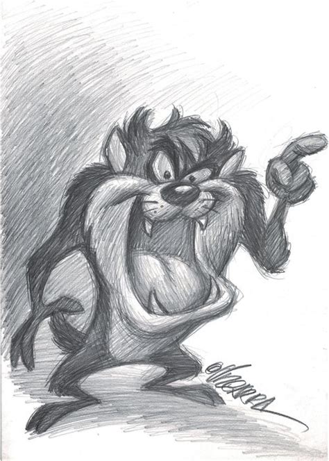 Taz Tasmanian Devil Original Drawing Joan Vizcarra Catawiki