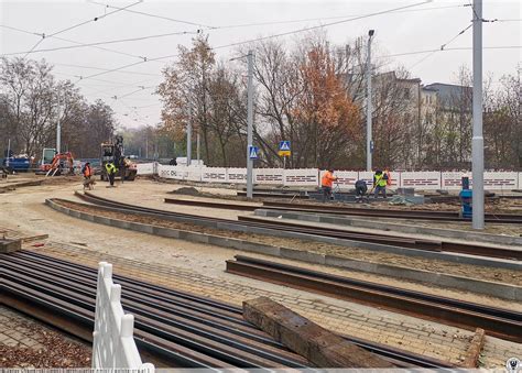 2022 Remont pętli tramwajowej Leśnica Wrocław zdjęcia