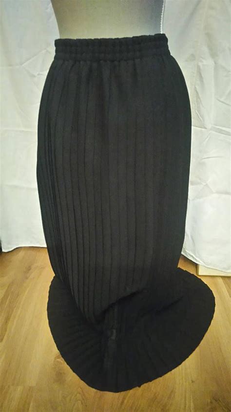 Vintage Skirt Vintage 80s Skirt Accordion Pleated Skirt Women Size S