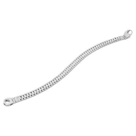 14 Karat White Gold Link Bracelet For Sale At 1stdibs