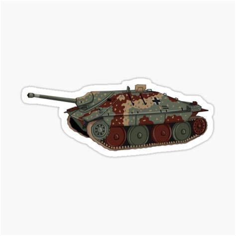 "Hetzer Tank" Sticker for Sale by DinosaurDesign | Redbubble