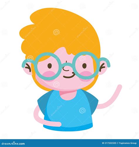 Little boy cartoon stock vector. Illustration of young - 217332335