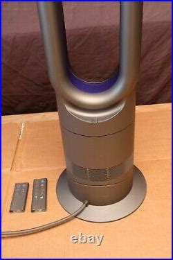 Metal Ice Chest Dyson Hot Cool AM09 Heater Table Fan Iron Blue 2 Remote Controls