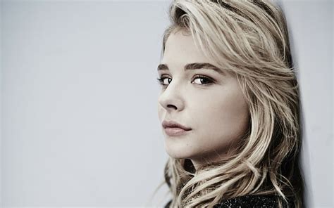 HD Wallpaper Chlo Grace Moretz Women Blonde Face Green Eyes Actress