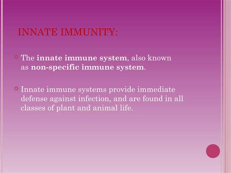 Innate Immunity Ppt