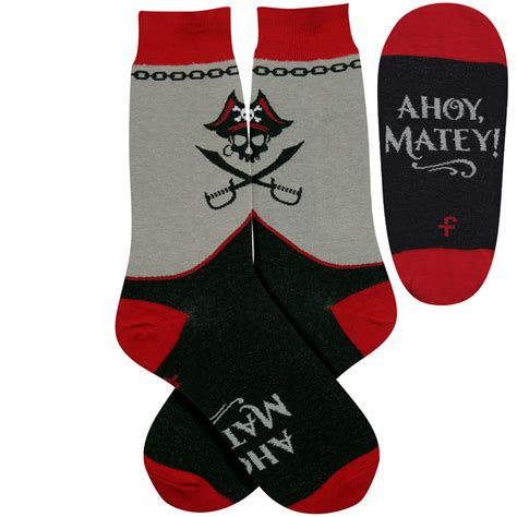 Be A Pirate In Spirit Wearing These Fun Men S Socks Arggg