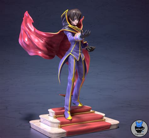 Lelouch And Cc Code Geass Anime Figurine For 3d Printing 3d Model 3d Printable Cgtrader