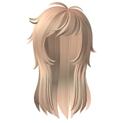 Y2k Scene Messy Hair Blonde Roblox