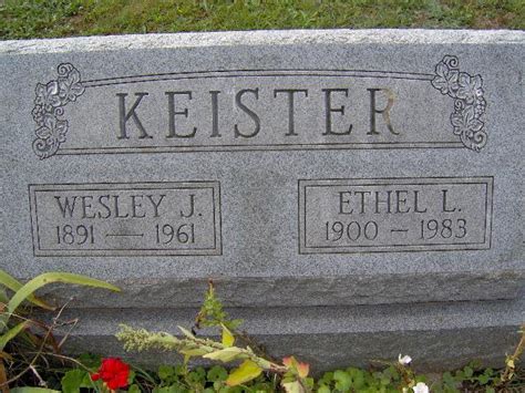 Ethel Lorenda Miller Keister Find A Grave Memorial