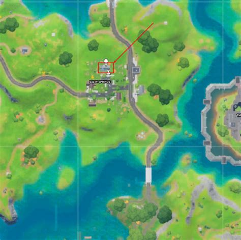 Where To Upgrade A Weapon At Salty Springs In Fortnite Chapter 2 Season