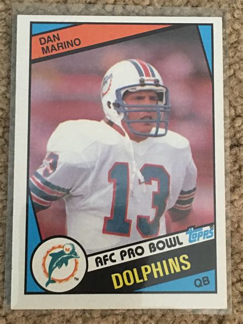 Lot Detail - DAN MARINO 1984 TOPPS ROOKIE CARD... Nice