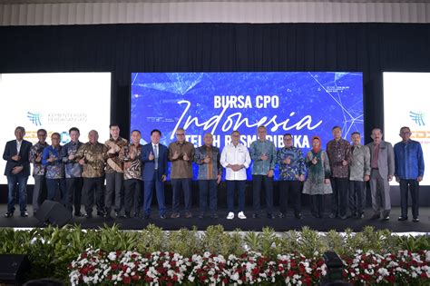 Mendag Resmikan Bursa Cpo Untuk Perbaiki Tata Kelola Perdagangan Cpo Di