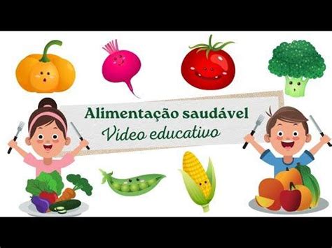 Alimentação saudável Educação Infantil Vídeo educativo De onde vem os