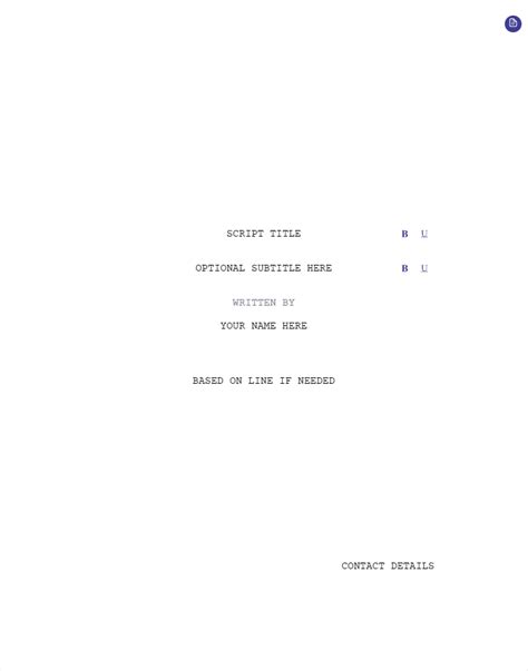 The Perfect Screenplay Title Page Arcs And Beats