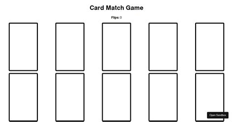 card-match-game - Codesandbox