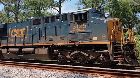 Csx Trains 2024 Csx 3125 Leads Csx M442 08 5824 1225pm Youtube