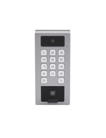 Modelo DS K1T502DBFWX C Lector Biometrico Con Teclado Para Exterior