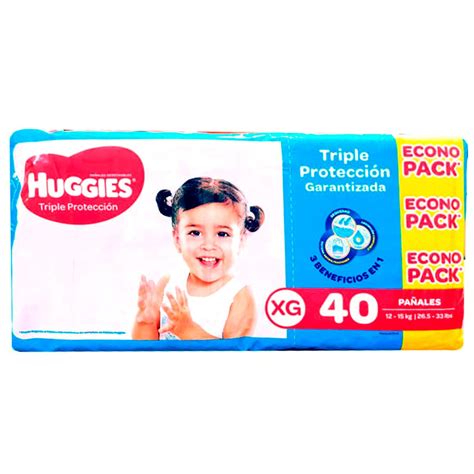 Pa Ales Para Beb Huggies Triple Protecci N Talla Xg Und La Gran