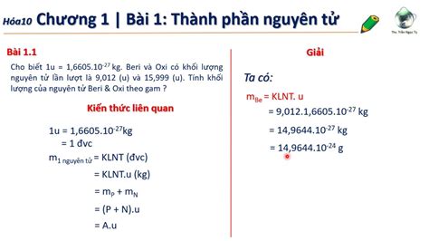 Tính Khối Lượng Nguyên Tử Theo Gam Cách Tính Chi Tiết Và Ví Dụ Minh Họa