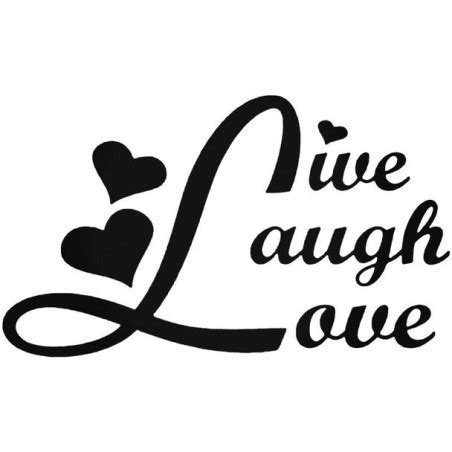 Buy Live Laugh Love Decal Sticker Online