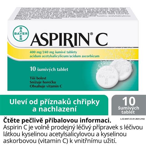 Aspirin C Mg Mg Umiv Tableta Skladem Benu Cz