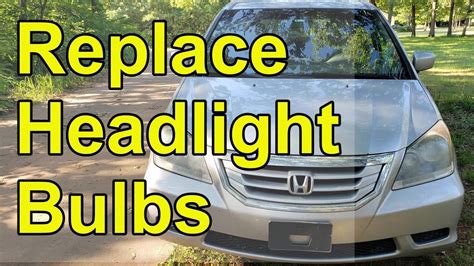 How To Replace Headlight Bulb Honda Odessy Hid Headlights Od