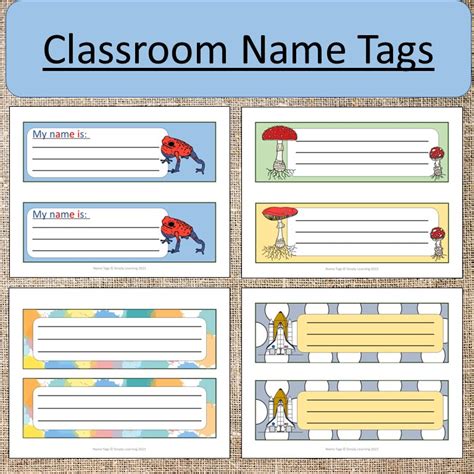 Classroom Name Tags Back to School Writing | Made By Teachers