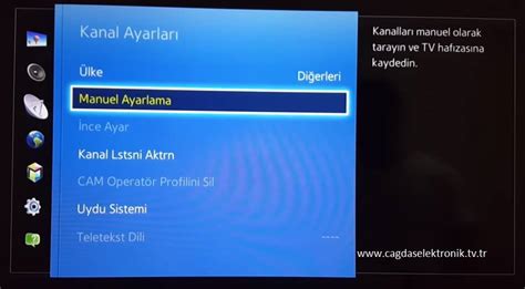 Samsung Smart Tv Kanal Ayarlama A Da Elektronik