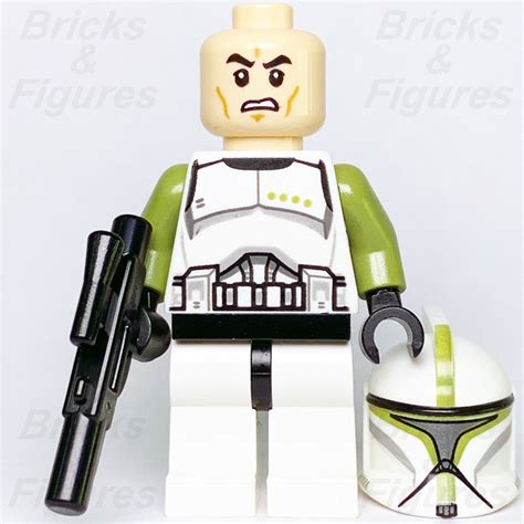 Lego® Star Wars Clone Trooper Sergeant Minifigure Green Phase 1 75000