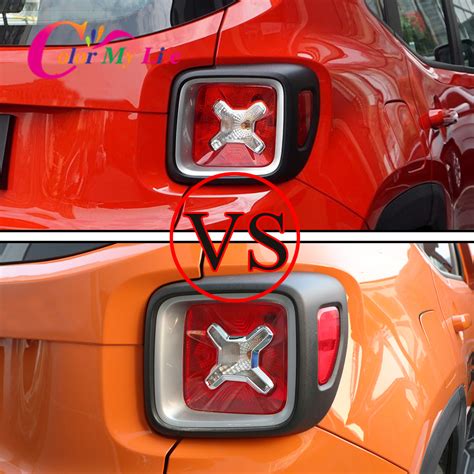 Abs Chrome Car Rear Tail Lights Lamp Guard Cover Side Decoration