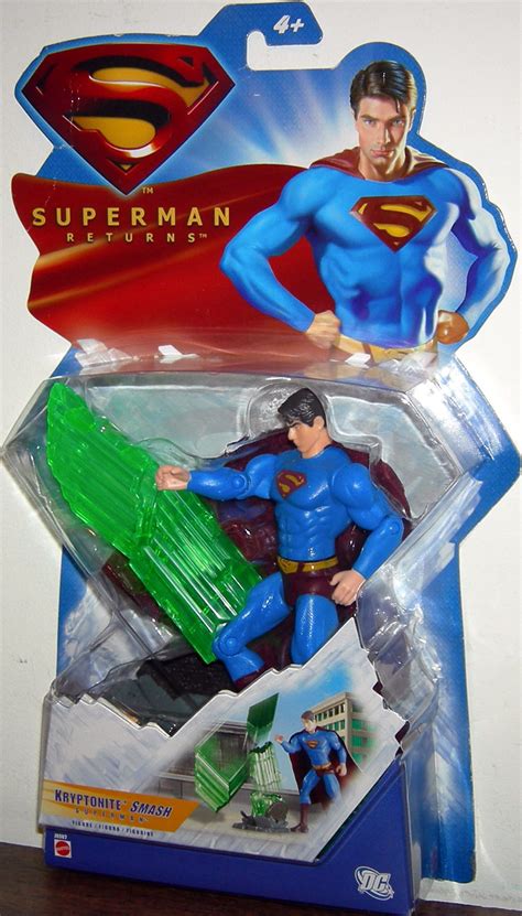 Kryptonite Smash Superman Action Figure Mattel