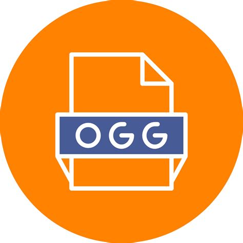 Ogg File Format Icon 16979026 Vector Art at Vecteezy